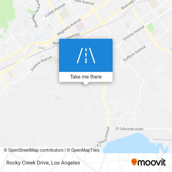 Rocky Creek Drive map