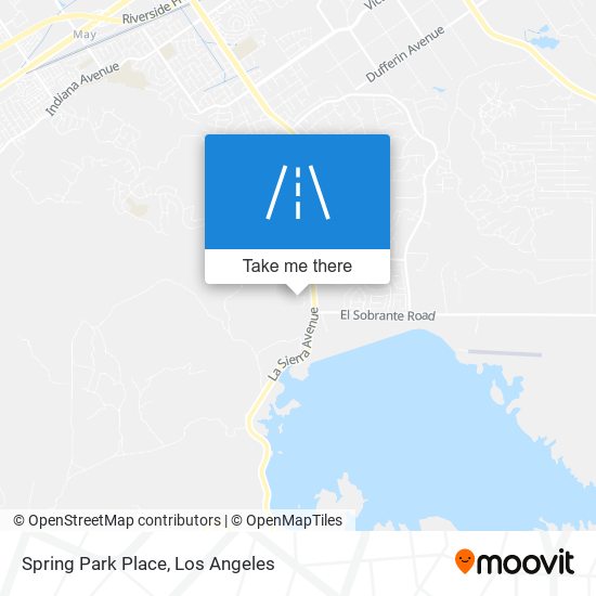 Spring Park Place map