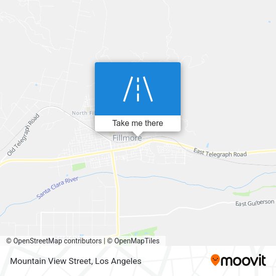 Mapa de Mountain View Street