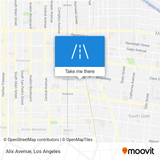 Alix Avenue map