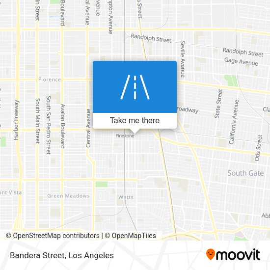 Mapa de Bandera Street