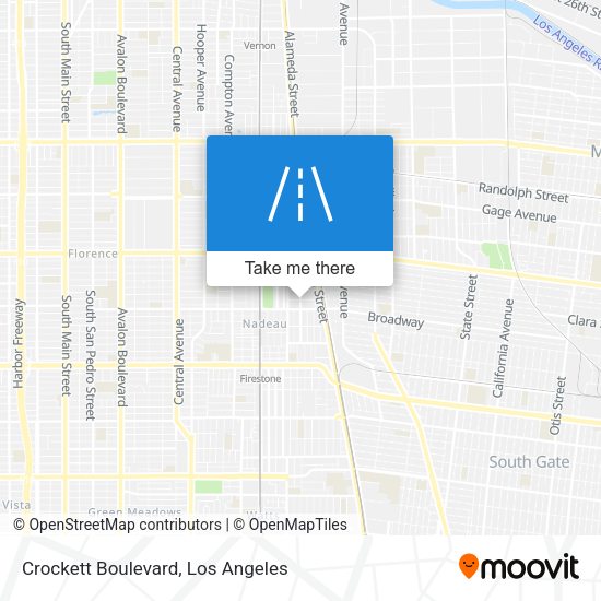 Crockett Boulevard map