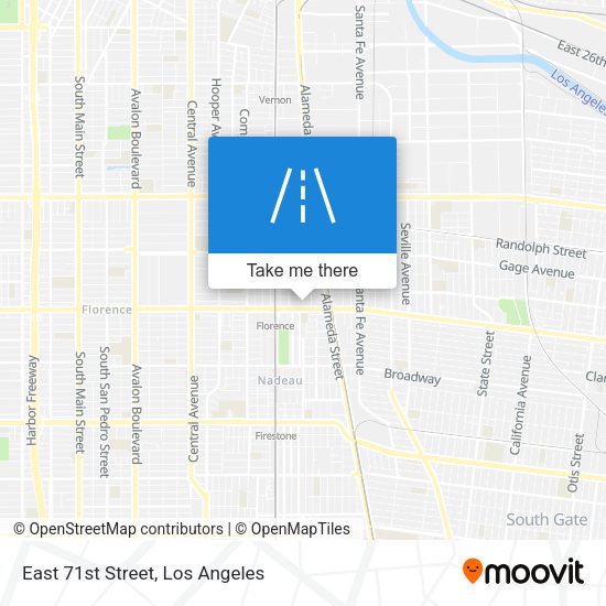East 71st Street map