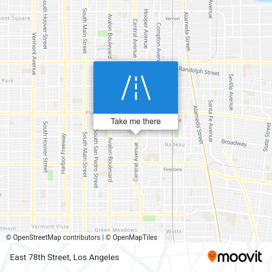 East 78th Street map