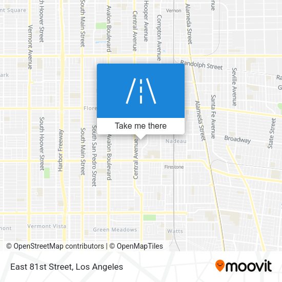 Mapa de East 81st Street