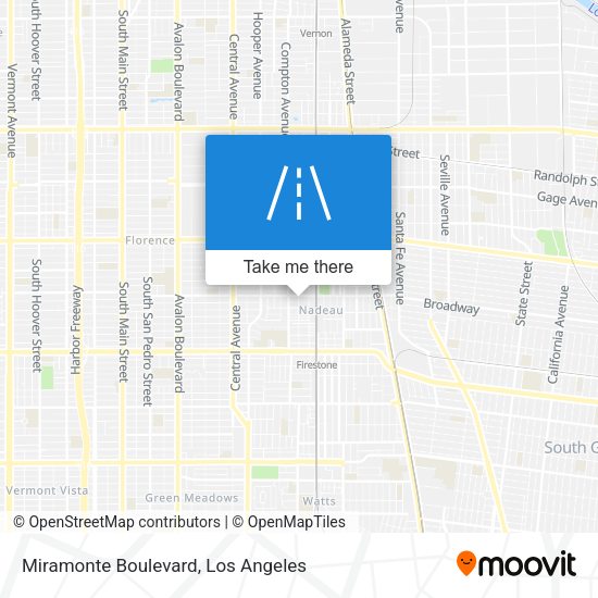 Mapa de Miramonte Boulevard