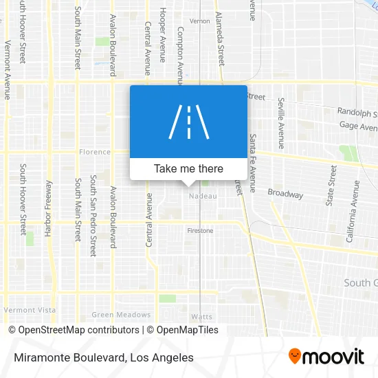 Miramonte Boulevard map