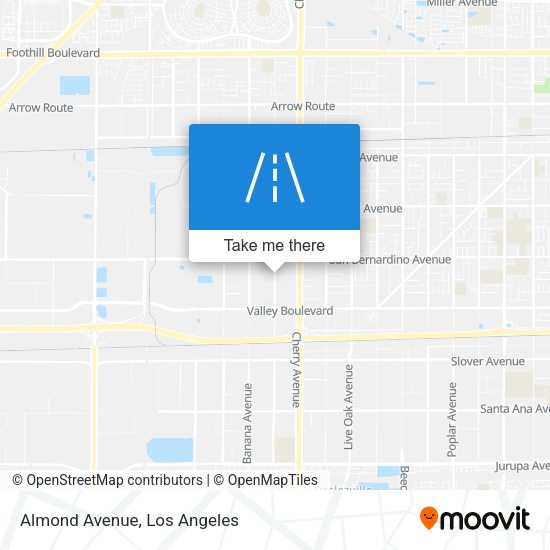 Mapa de Almond Avenue