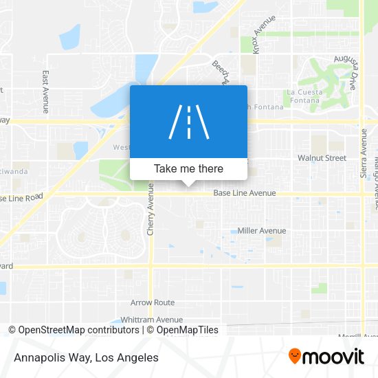 Mapa de Annapolis Way