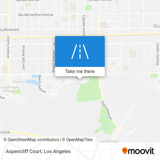 Aspencliff Court map