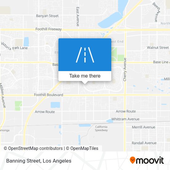 Mapa de Banning Street