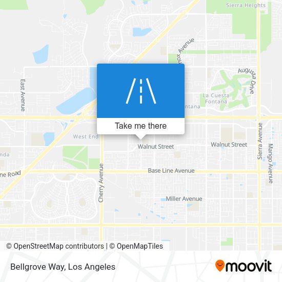 Mapa de Bellgrove Way