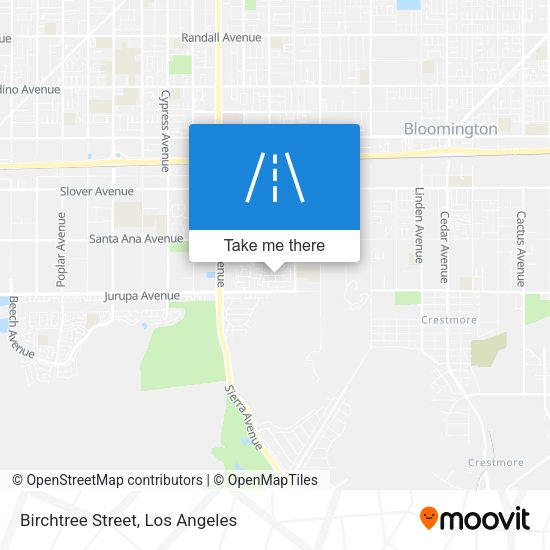 Birchtree Street map