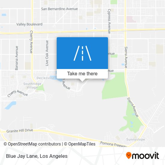Mapa de Blue Jay Lane