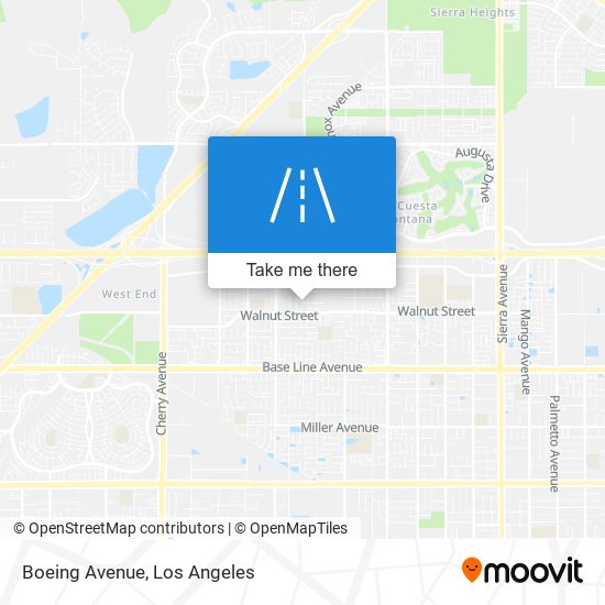Mapa de Boeing Avenue