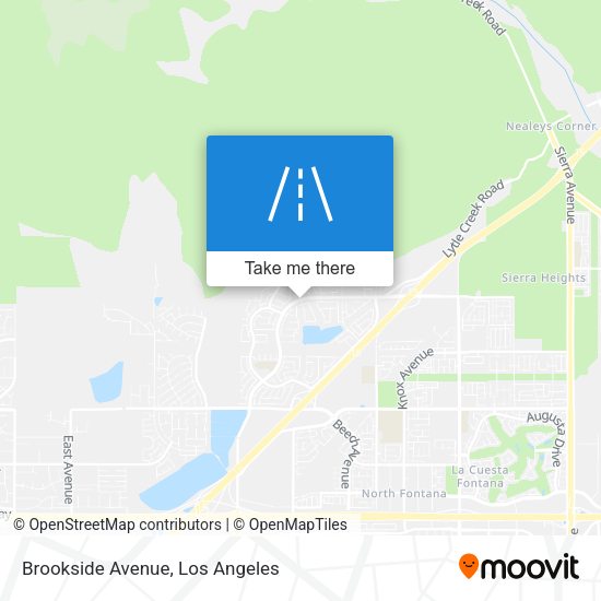 Mapa de Brookside Avenue