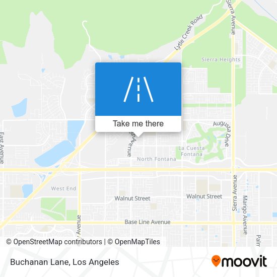 Mapa de Buchanan Lane