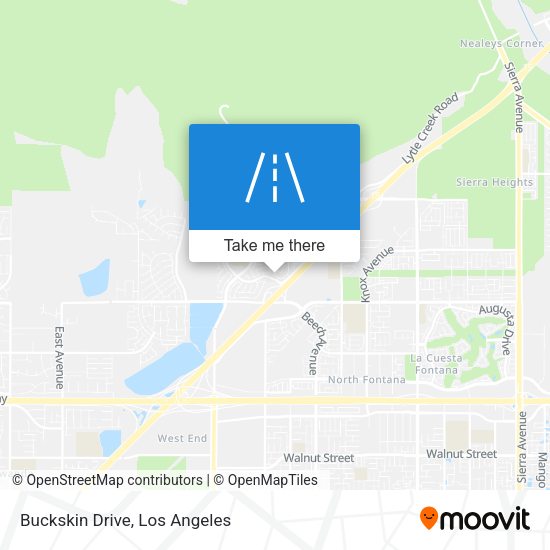 Buckskin Drive map