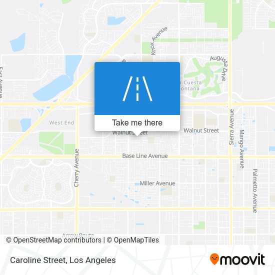 Mapa de Caroline Street