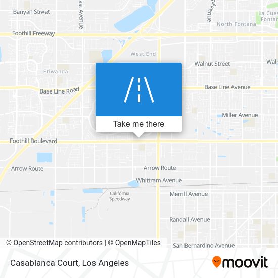 Casablanca Court map