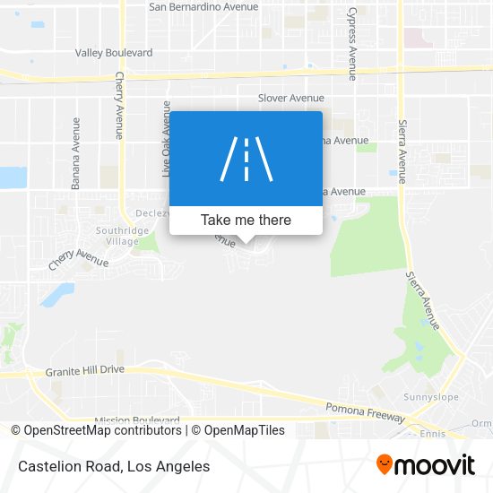 Mapa de Castelion Road
