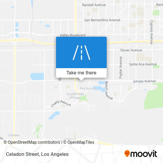 Mapa de Celadon Street