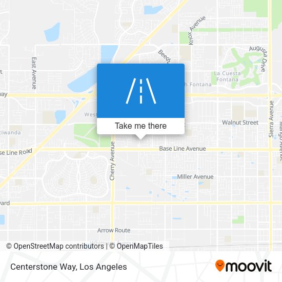 Mapa de Centerstone Way