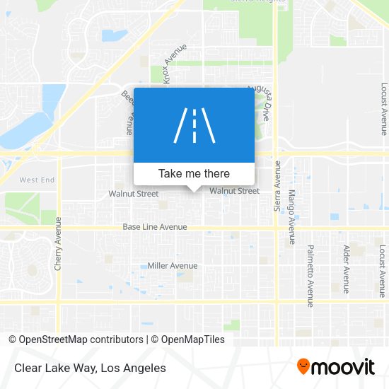 Clear Lake Way map