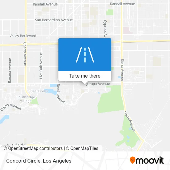 Concord Circle map