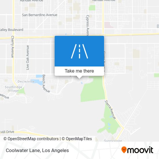 Mapa de Coolwater Lane