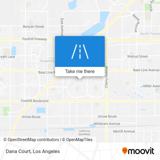 Dana Court map