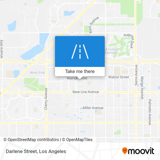 Mapa de Darlene Street