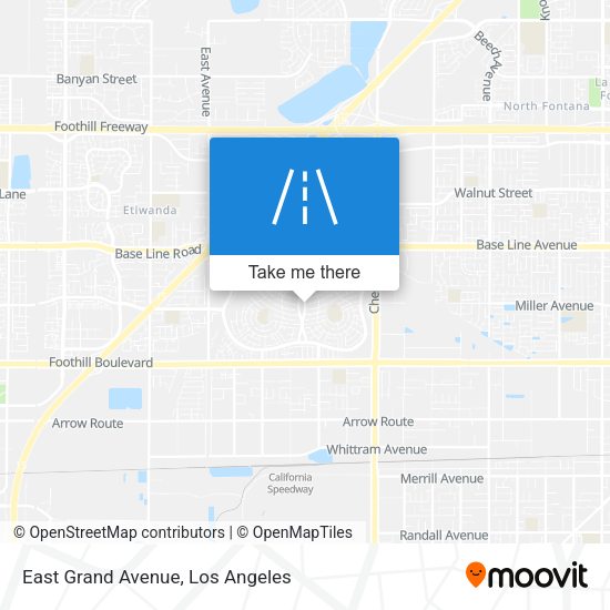 East Grand Avenue map