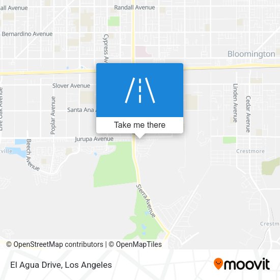 Mapa de El Agua Drive