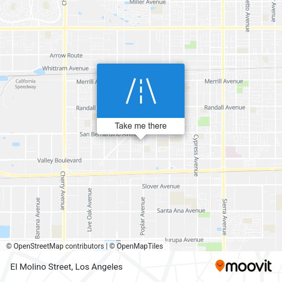 El Molino Street map