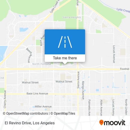 Mapa de El Revino Drive