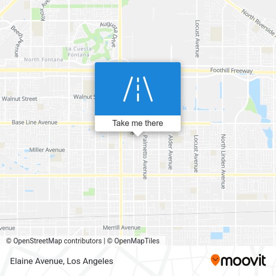 Mapa de Elaine Avenue