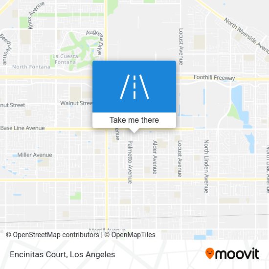 Encinitas Court map
