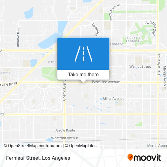Fernleaf Street map