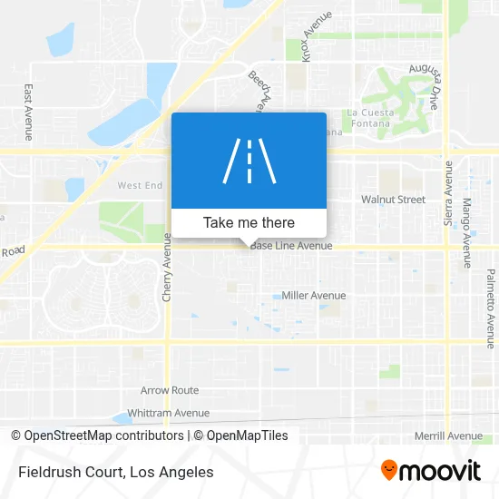 Fieldrush Court map