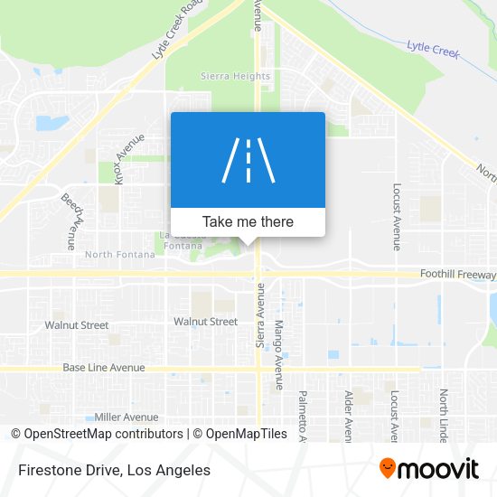 Firestone Drive map