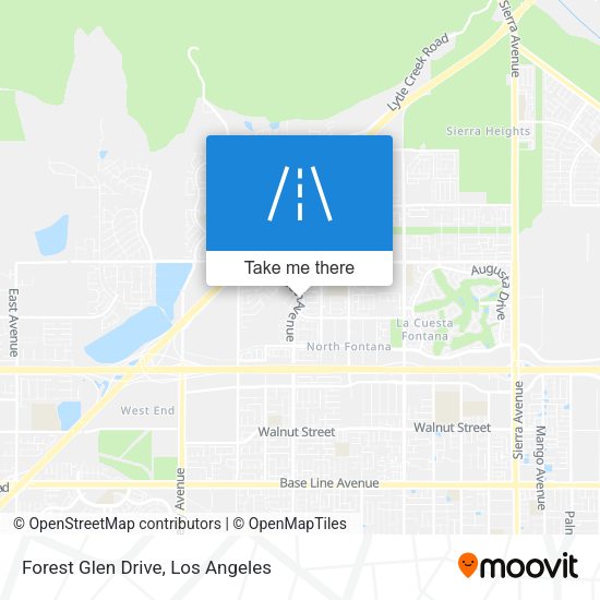 Mapa de Forest Glen Drive