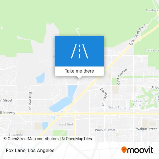 Mapa de Fox Lane