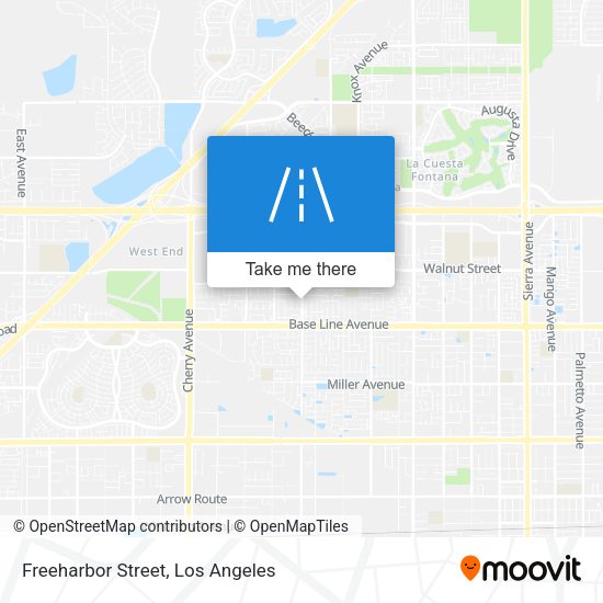 Mapa de Freeharbor Street