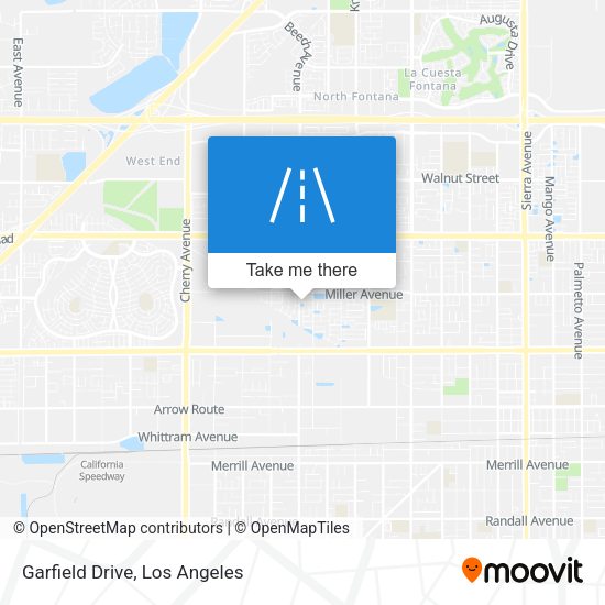 Mapa de Garfield Drive