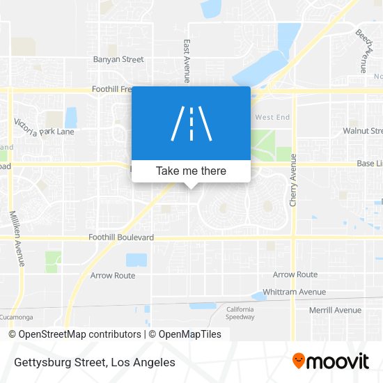Gettysburg Street map