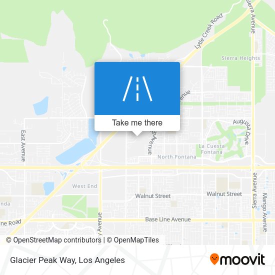 Glacier Peak Way map