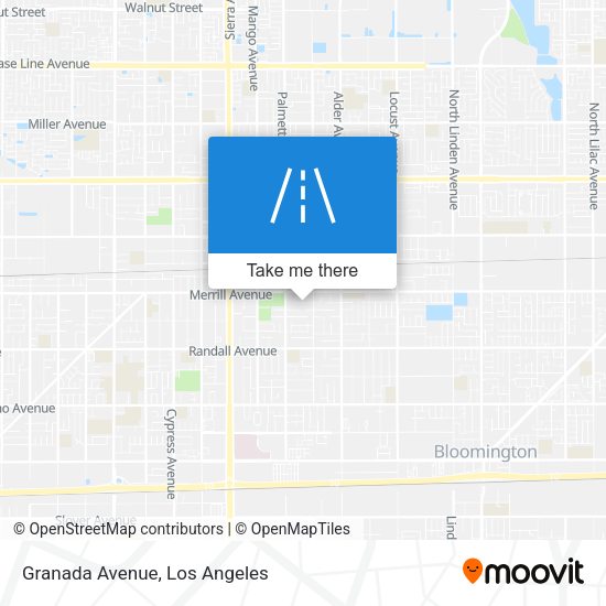 Mapa de Granada Avenue