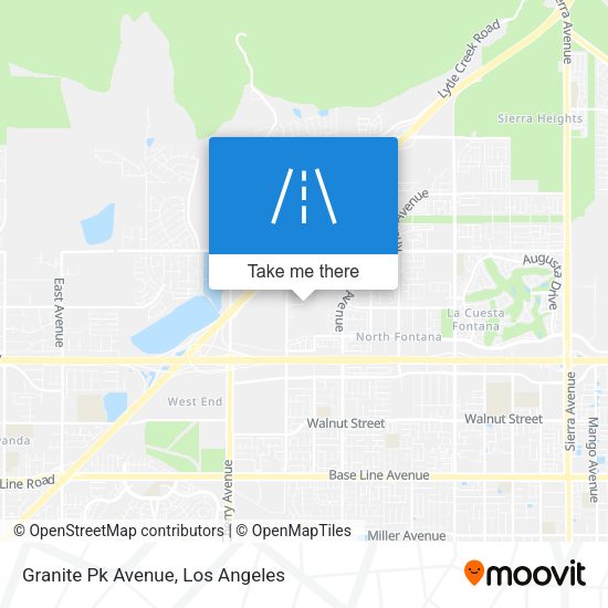 Granite Pk Avenue map