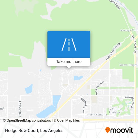 Mapa de Hedge Row Court